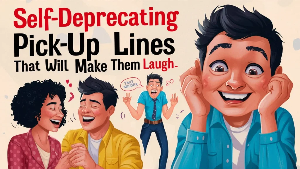 Self-Deprecating Pick-Up Lines That Will Make Them Laugh 