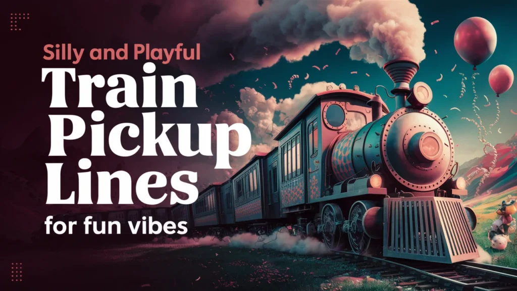 Silly and Playful Train Pickup Lines for Fun Vibes