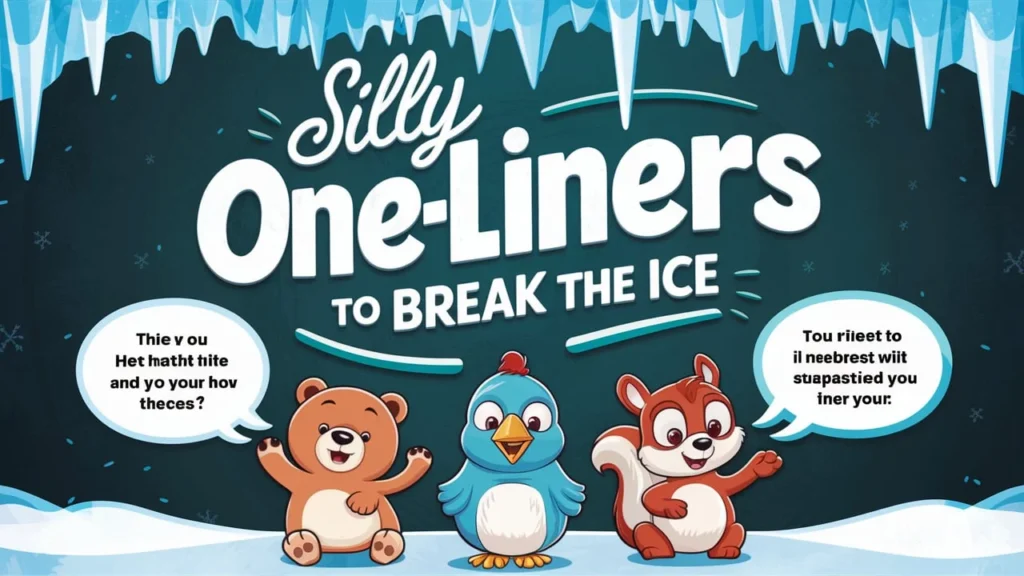 Silly One-Liners to Break the Ice