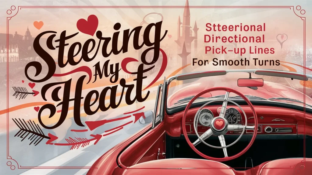 Steering My Heart: Directional Pick-Up Lines for Smooth Turns