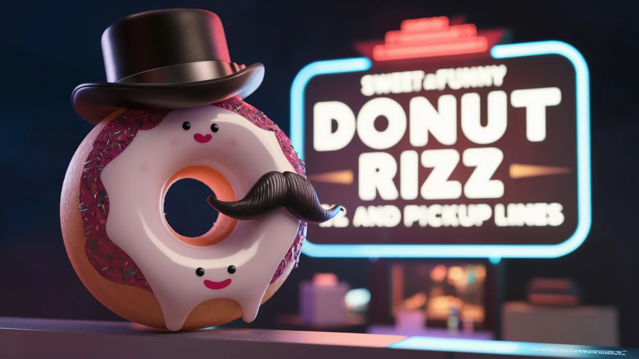 Sweet and Funny Donut Rizz & Pickup Lines