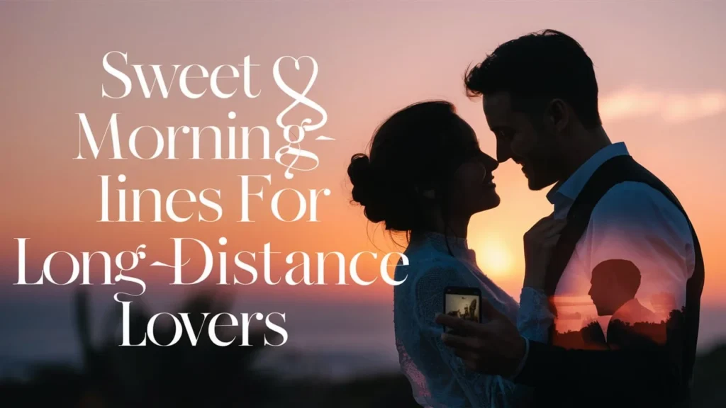 Sweet Good Morning Lines for Long-Distance Lovers