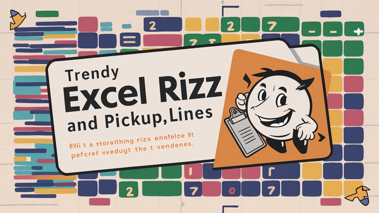 Trendy Excel Rizz & Pickup Lines