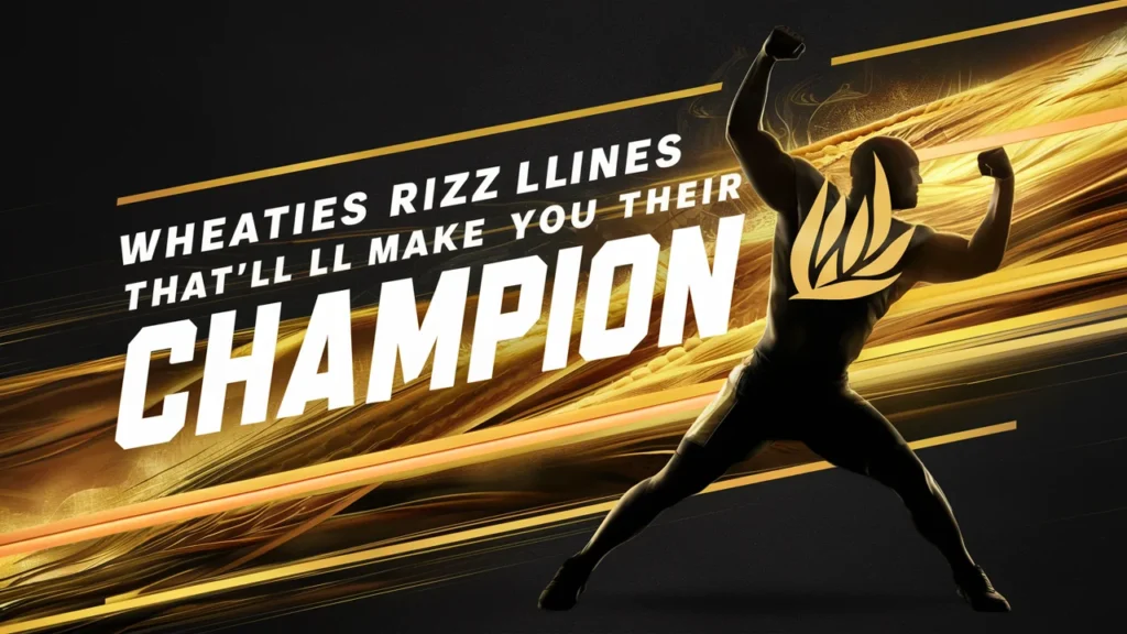 Wheaties Rizz Lines That’ll Make You Their Champion