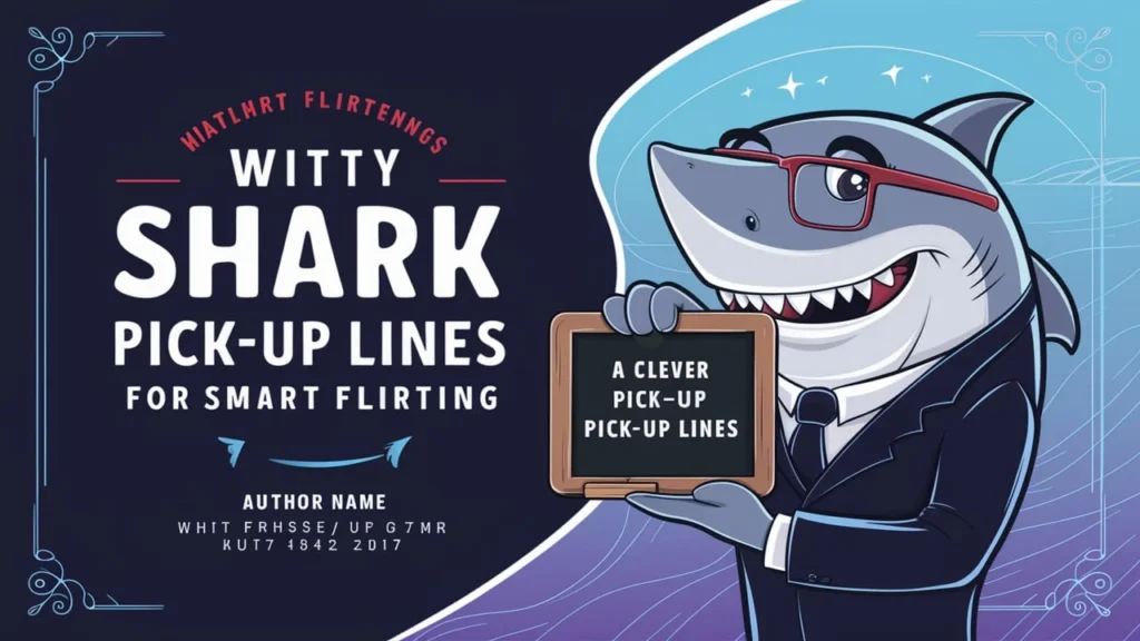 Witty Shark Pick-Up Lines for Smart Flirting