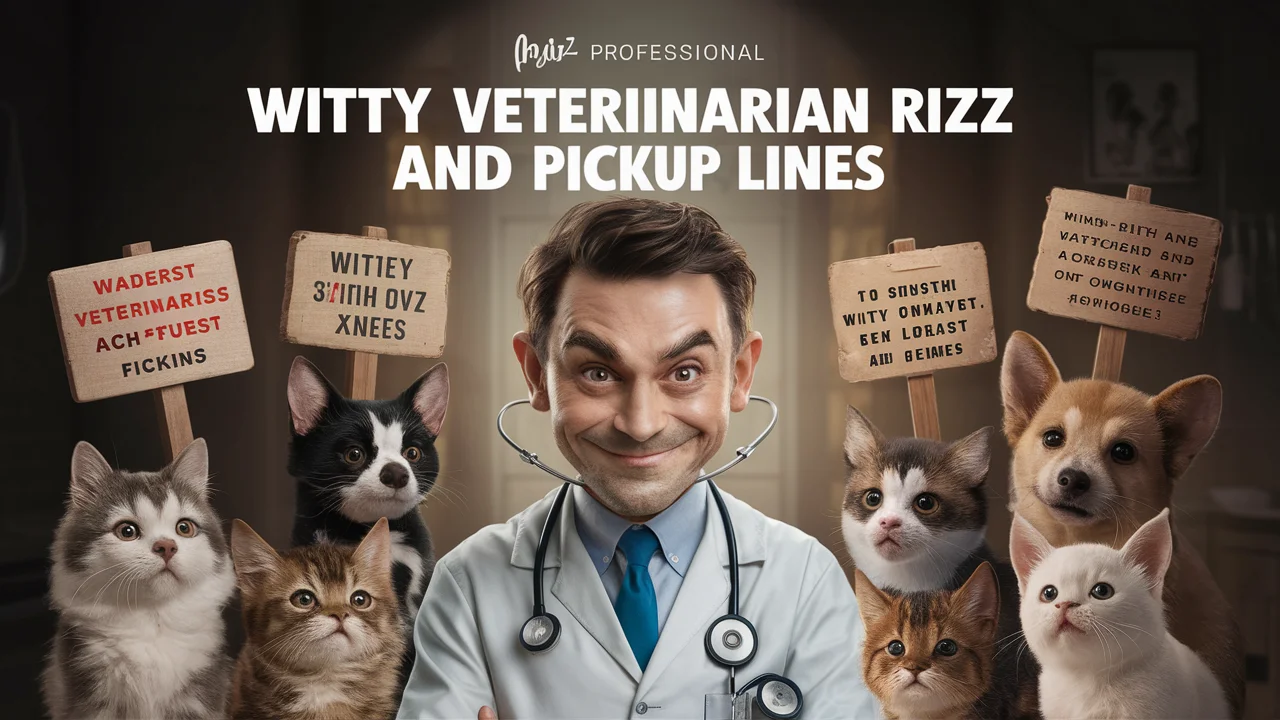 Witty Veterinarian Rizz & Pickup Lines to Charm Fellow Animal Lovers