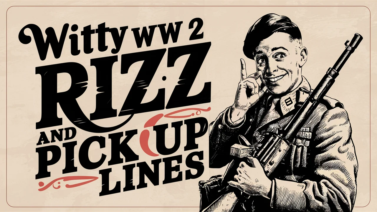 Witty WW2 Rizz & Pickup Lines