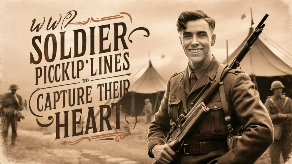 WW2 Soldier Pickup Lines to Capture Their Heart 