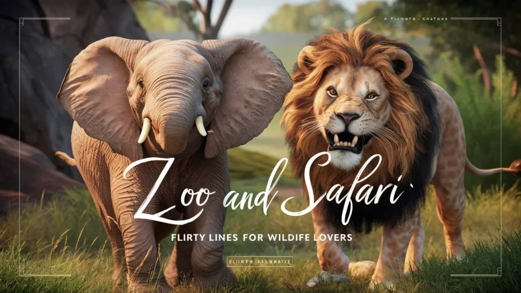 Zoo & Safari Animal Flirty Lines for Wildlife Lovers