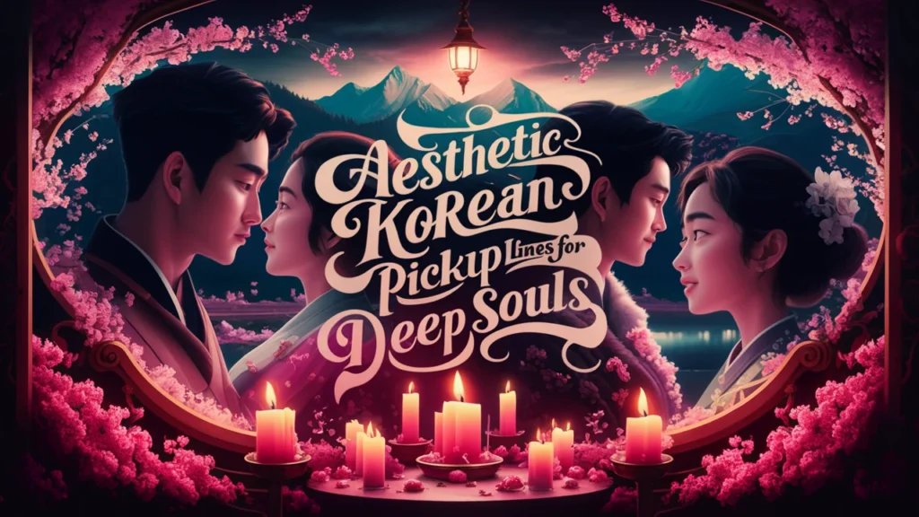 Aesthetic Korean Pickup Lines for Deep Souls