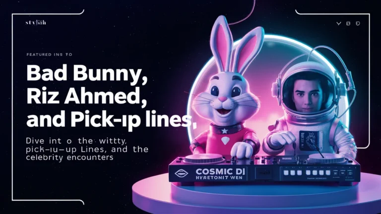 Bad Bunny Rizz & Pick-Up Lines