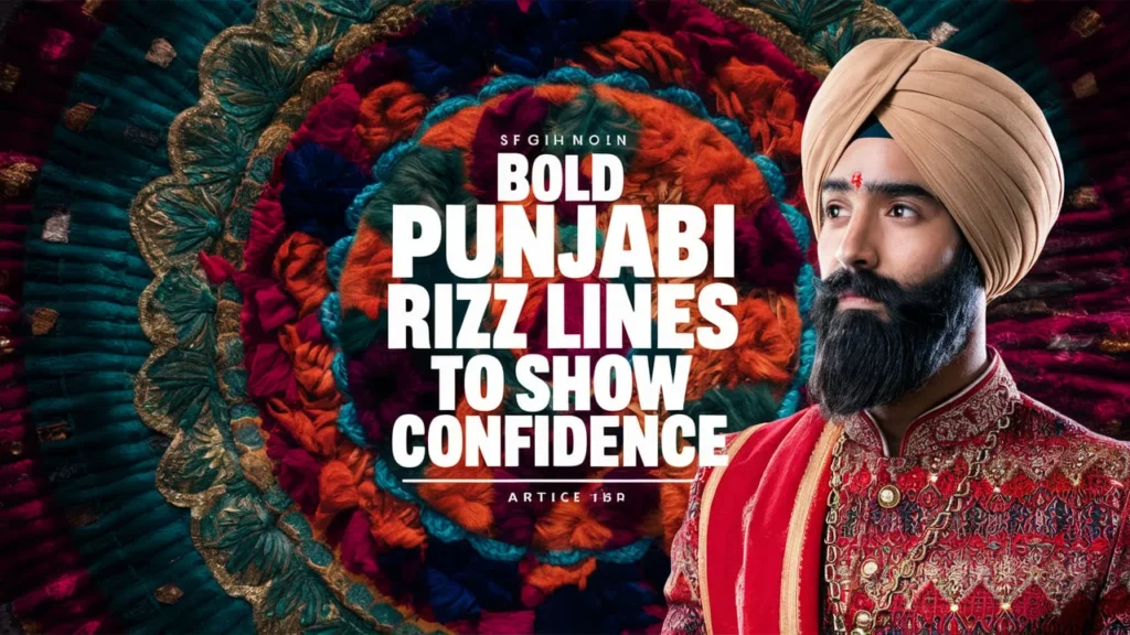 Bold Punjabi Rizz Lines to Show Confidence