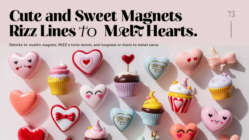 Cute and Sweet Magnet Rizz Lines to Melt Hearts