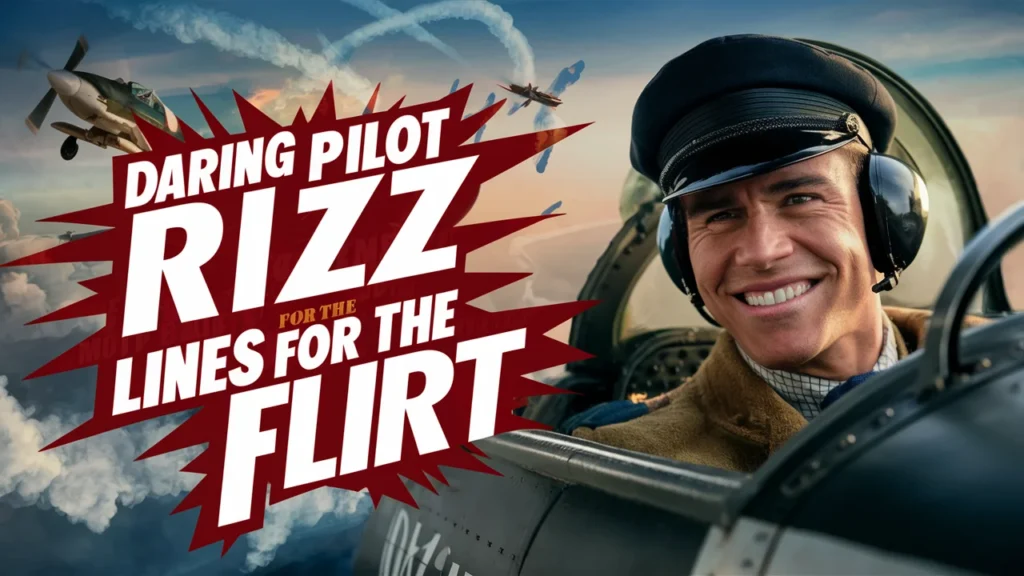 Daring Pilot Rizz Lines for the Bold Flirt