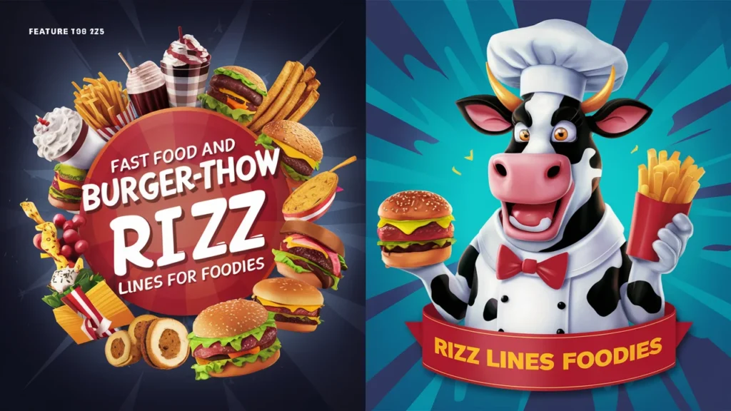Fast Food & Burger-Themed Cow Rizz Lines for Foodies