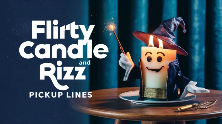 Flirty Candle Rizz & Pickup Lines