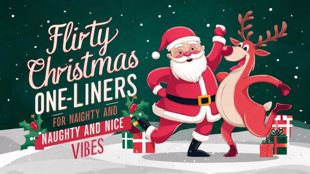 Flirty Christmas One-Liners for Naughty & Nice Vibes