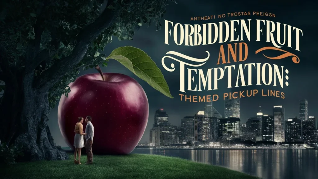 Forbidden Fruit & Temptation-Themed Pickup Lines