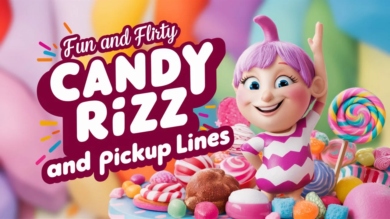 Fun and Flirty Candy Rizz & Pickup Lines