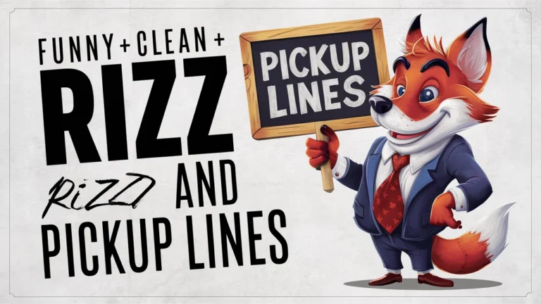 Funny Clean Rizz & Pickup Lines