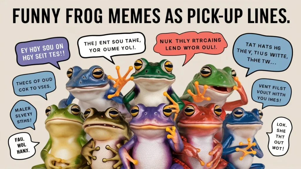 Funny Frog Memes as Pick-Up Lines