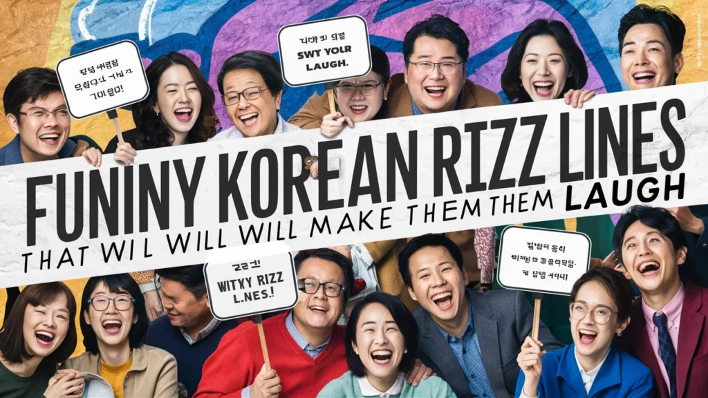 Funny Korean Rizz Lines That Will Make Them Laugh