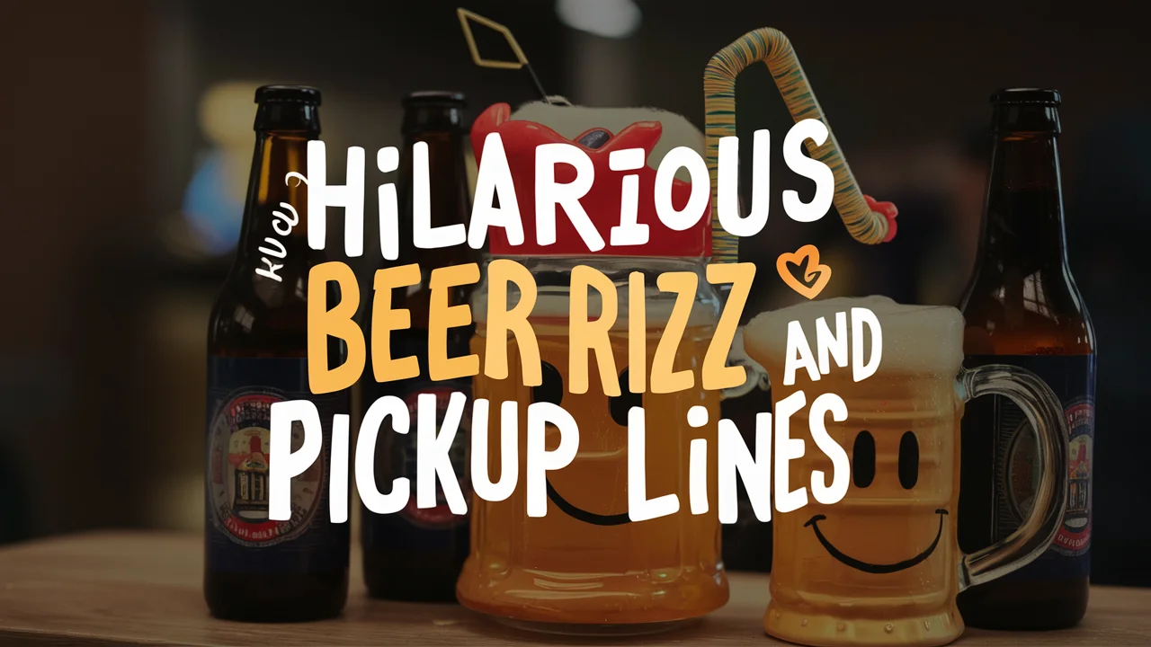 Hilarious Beer Rizz & Pickup Lines