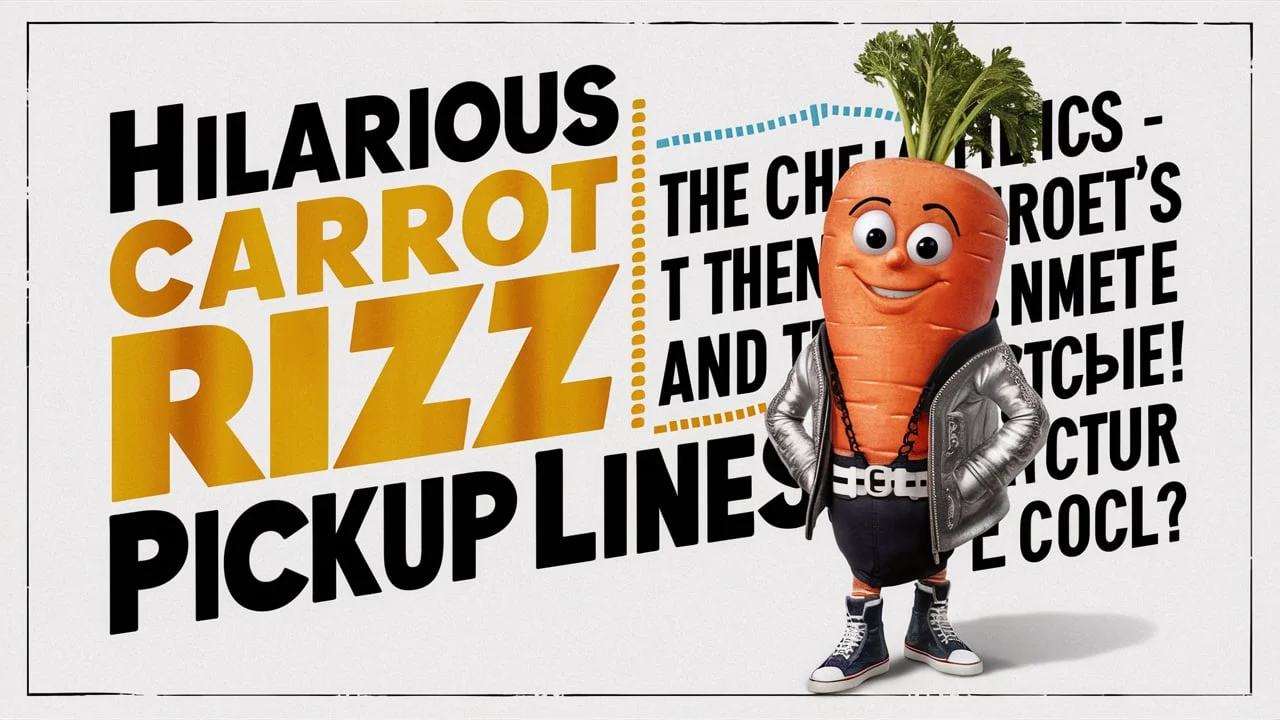 Hilarious Carrot Rizz & Pickup Lines 