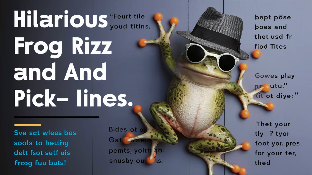 Hilarious Frog Rizz & Pick-Up Lines