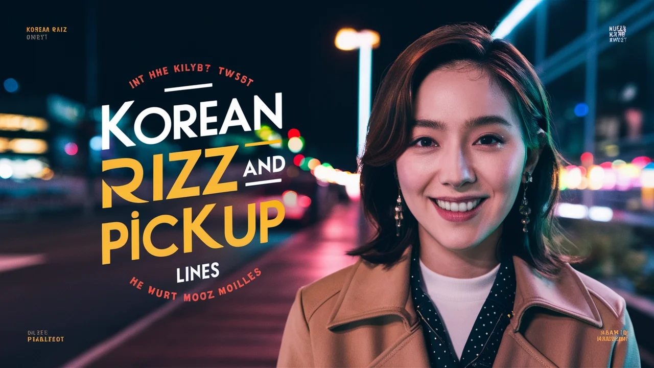 Korean Rizz & Pickup Lines to Charm and Impress