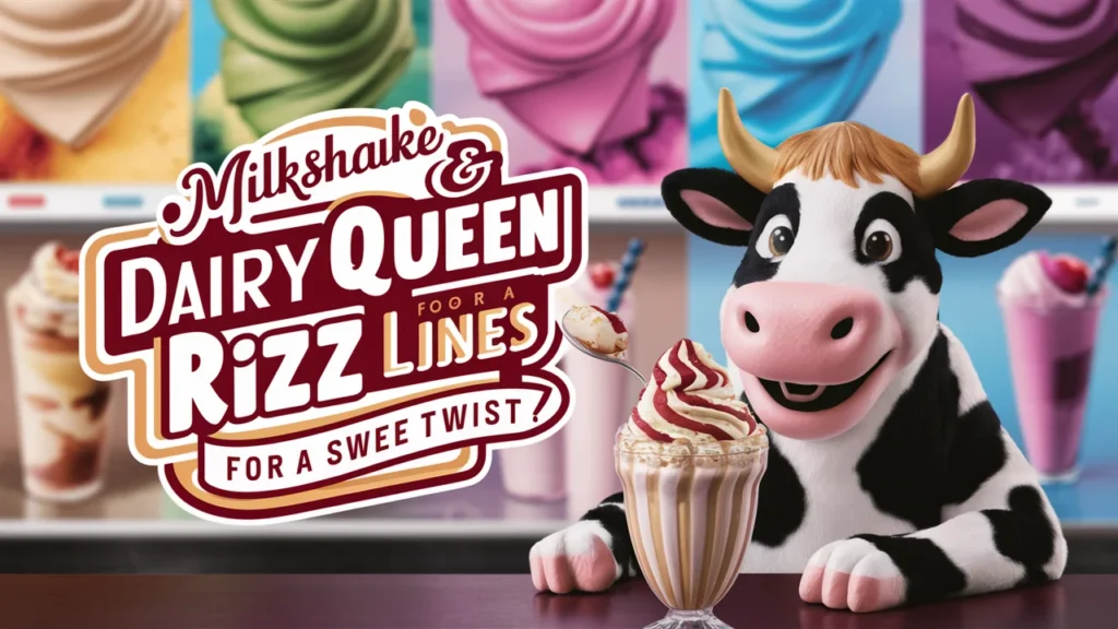 Milkshake & Dairy Queen Cow Rizz Lines for a Sweet Twist