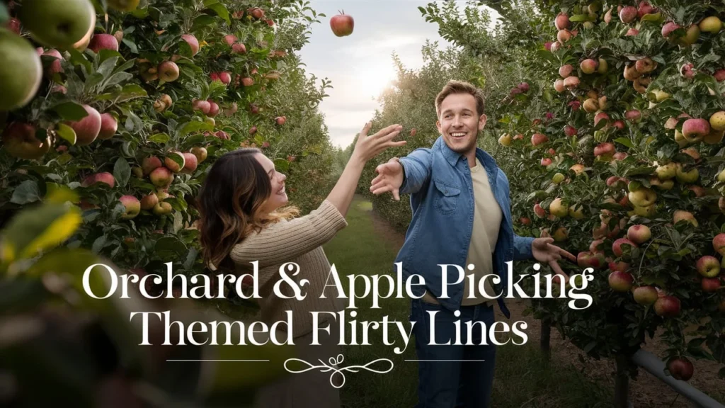 Orchard & Apple Picking-Themed Flirty Lines