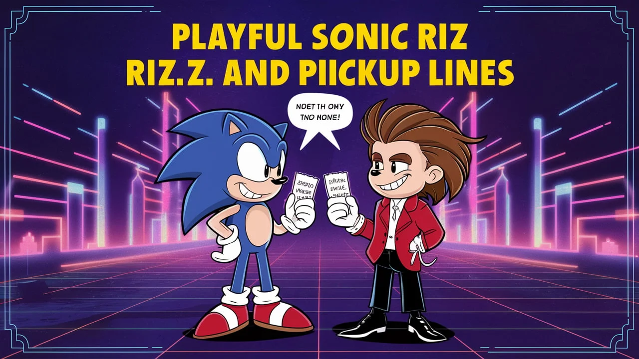 Playful Sonic Rizz & Pickup Lines