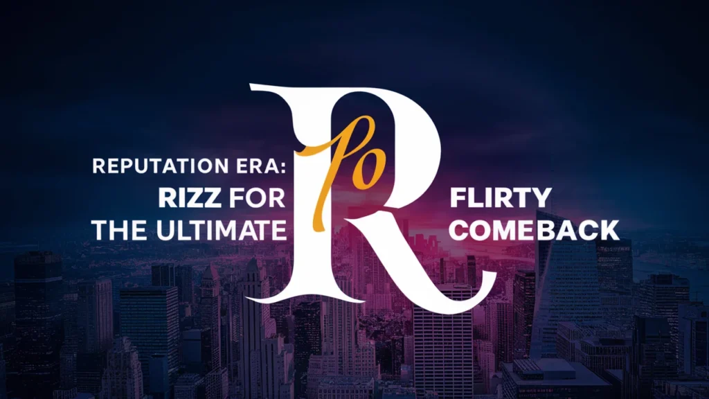 Reputation Era Rizz for the Ultimate Flirty Comeback