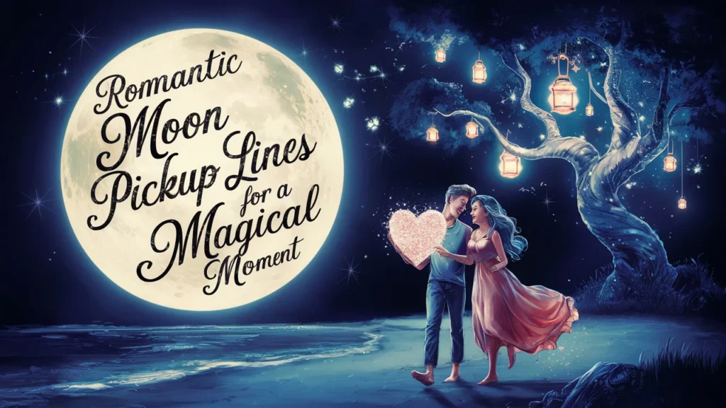 Romantic Moon Pickup Lines for a Magical Moment