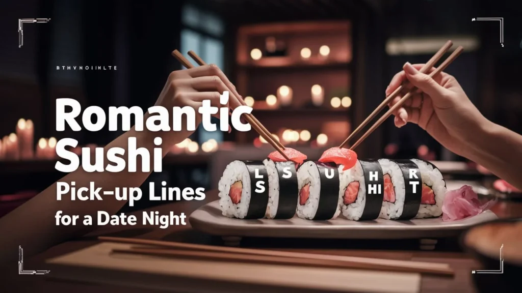 Romantic Sushi Pick-Up Lines for a Date Night