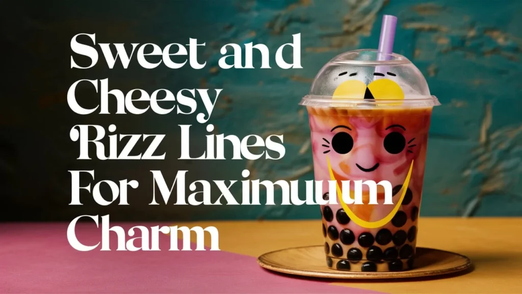 Sweet and Cheesy Boba Rizz Lines for Maximum Charm