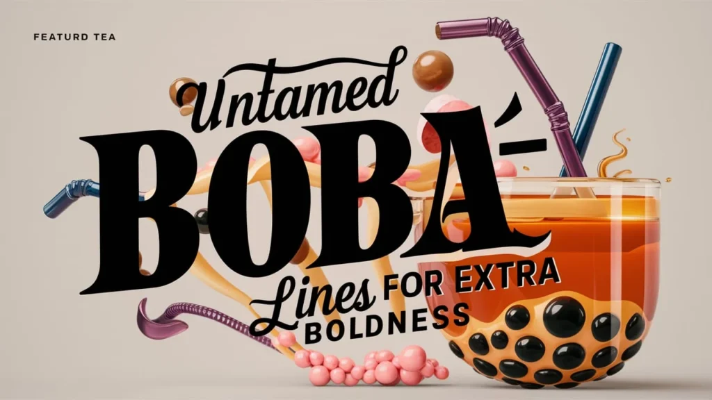 Untamed Boba Rizz Lines for Extra Boldness