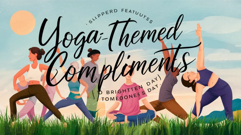 Yoga-Themed Compliments to Brighten Someone’s Day