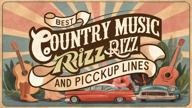 Best Country Music Rizz & Pickup Lines 