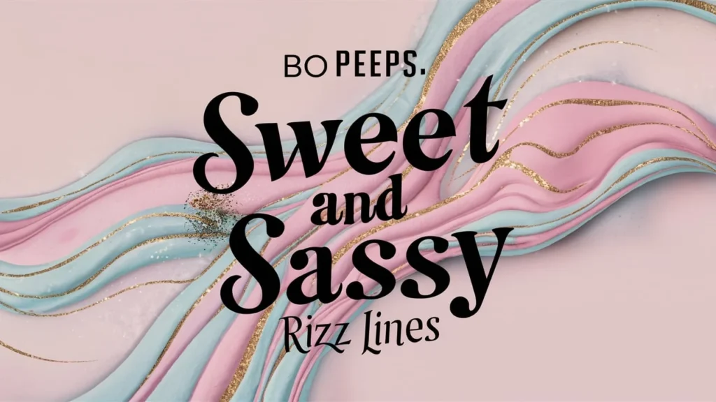 Bo Peep’s Sweet and Sassy Rizz Lines