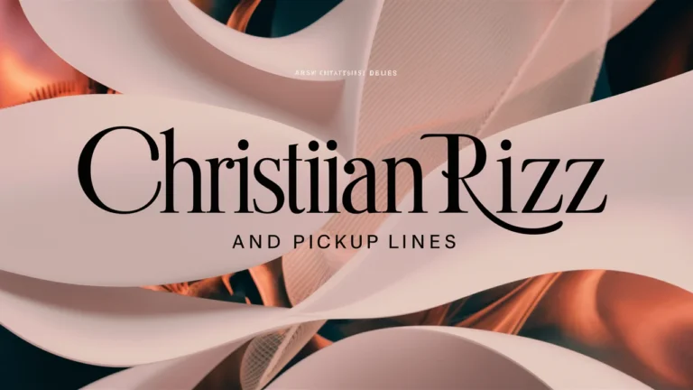 Christian Rizz & Pickup Lines for Respectful Flirting 