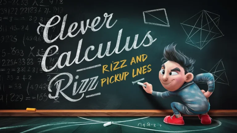 Clever Calculus Rizz & Pickup Lines
