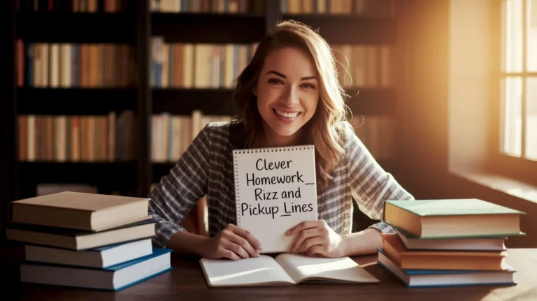 Clever Homework Rizz & Pickup Lines