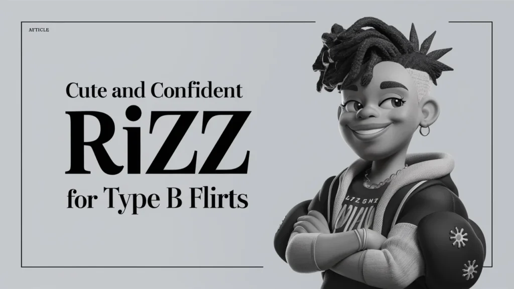 Cute & Confident Rizz for Type B Flirts