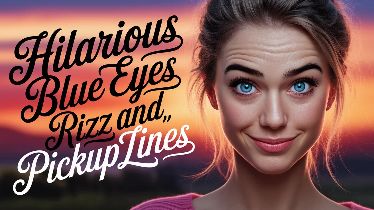 Hilarious Blue Eyes Rizz & Pickup Lines