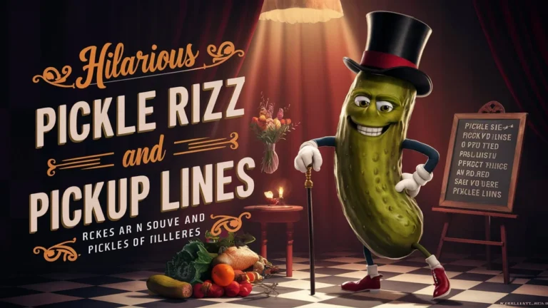 Hilarious Pickle Rizz & Pickup Lines