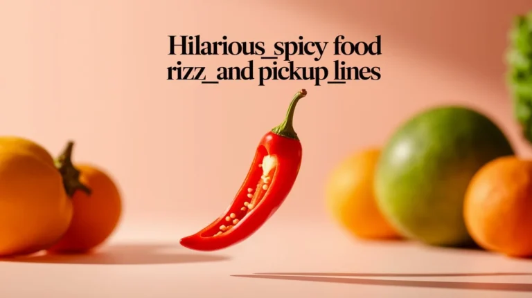 Hilarious Spicy Food Rizz & Pickup Lines