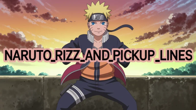 Naruto Rizz & Pickup Lines to Impress Anime Fans