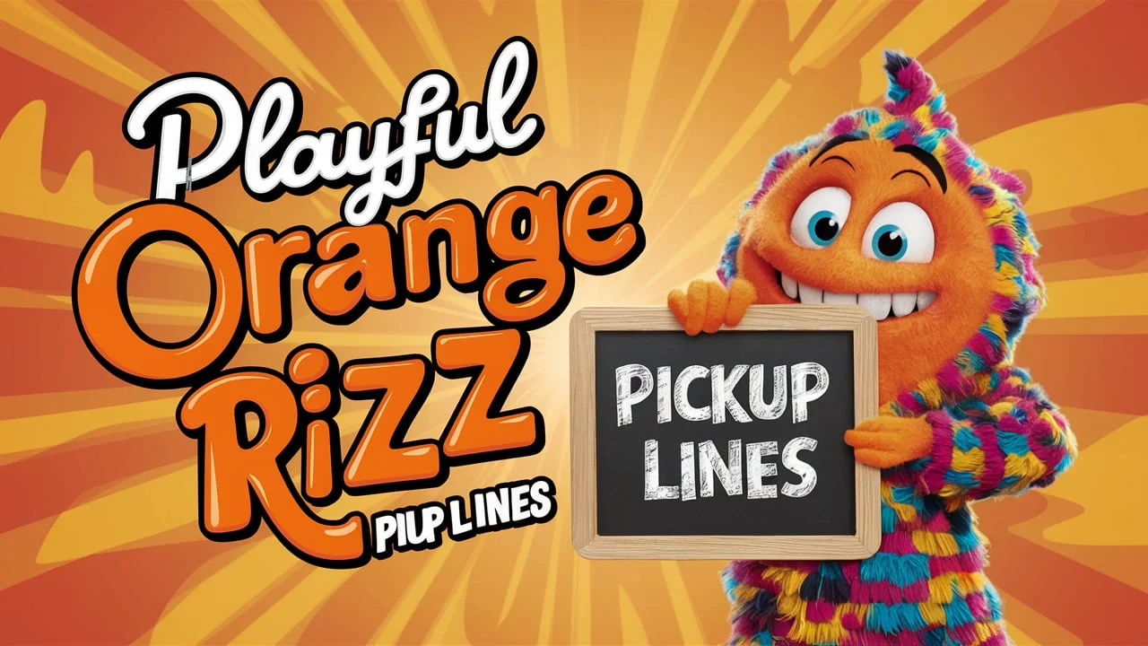 Playful Orange Rizz & Pickup Lines